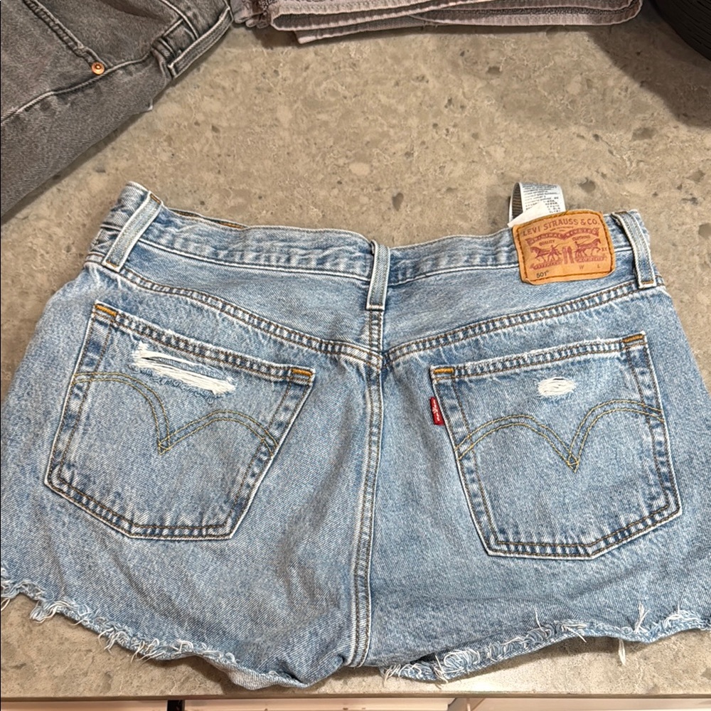 Levi's Classic Blue Denim Shorts
